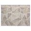 Addison Brown Geometric Synthetic Washable Rug 1'8" x 2'6"