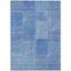 Denim Blue Synthetic Flat Woven 8' x 10' Area Rug