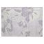 Lavender Floral Synthetic Machine-Washable Indoor/Outdoor Rug 1'8" x 2'6"