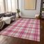 Addison Blush Rectangular Washable Synthetic Area Rug