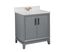 Fabia Dark Gray 30" Bathroom Vanity with Quartz Countertop