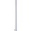 White Steel 24-Inch Ceiling Fan Downrod