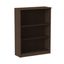 Espresso Woodgrain Laminate Adjustable 3-Shelf Bookcase