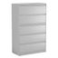 Light Gray 5-Drawer Lockable Mobile Lateral File Cabinet