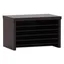 Espresso Woodgrain Laminate 6-Compartment File Organizer