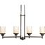 Alexa 4-Light Antique Bronze Linear Chandelier