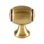 Antique English Solid Brass Oval Cabinet Knob