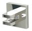 Contemporary II Polished Chrome Brass Shelf Brackets, 2" Set