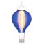 Solar Blue and White Hot Air Balloon LED Light