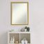 Grace Brushed Gold Rectangular Bathroom Wall Mirror 20 x 26 in