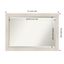 41" x 29" Whitewash Wood Bathroom Vanity Mirror