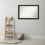 Black Rectangular Beveled Wall Mirror with Polystyrene Frame