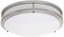 Zaire 18" Brushed Nickel LED Flushmount Ceiling Light