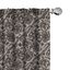 Black Lace Detail Gothic Room-Darkening Polyester Curtain Panel Pair