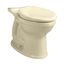 Bone Elongated Chair Height Porcelain Toilet Bowl