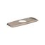 Polished Nickel Modern Brass Escutcheon Plate 6-5/16"