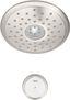 Polished Nickel Multi-Function Wall Mounted Shower Head