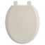 Linen Round Slow-Close Toilet Seat with EverClean Surface