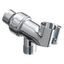 Polished Chrome Wall-Mounted Shower Arm Bracket with Ball Joint