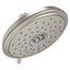 Brushed Nickel 7.25-Inch Multi-Function Wall Mounted Showerhead