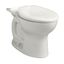 White Vitreous China Elongated Two-Piece Toilet Bowl