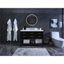 Elizabeth 48'' Black Onyx Vanity with Marble Top