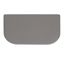 Gray 48" PVC Basketweave Anti-Fatigue Kitchen Mat