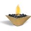 Empire Gold and Black Gel Tabletop Fireplace