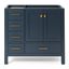 Midnight Blue 36" Solid Wood Freestanding Vanity Cabinet