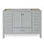 Cambridge 48" Grey Single Freestanding Vanity Cabinet