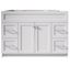 Hamlet 48" White Solid Wood Single Vanity Cabinet