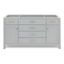 Bristol 60" Gray Single Freestanding Vanity Cabinet