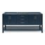 Magnolia 72" Midnight Blue Double Freestanding Vanity Cabinet