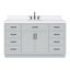 Hepburn 60" Gray Freestanding Single Basin Vanity Set