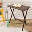 Walnut American Hardwood Folding Table with Handle