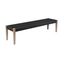 Camino 71" Light Eucalyptus and Charcoal Rope Outdoor Dining Bench