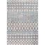 Elysian Gray Geometric 5' x 7' Reversible Washable Rug