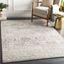 Beige Rectangular Stain-Resistant Synthetic Area Rug, 9' x 7'