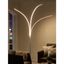 Aurora Adjustable 92" White LED Arch Tree Floor Lamp