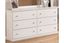 White 6-Drawer Cottage Style Double Dresser