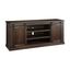 Rustic Brown 70'' Wide TV Stand with Sliding Barn Doors