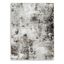 Langwell Black and Gray Abstract 8' x 10' Synthetic Rug