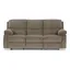 Scranto Oak Fabric Reclining Sofa with Pillow Top Arms