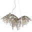 Mystic Gold Crystal Cascade 6-Light Chandelier