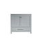 Modero 36'' Chilled Gray Solid Wood Single Vanity Base