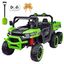 Green 24V 6x6 Ride-On UTV with Remote Control