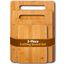 3-Piece Bamboo Wood Cutting Board Set with Handles