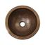 15'' Hammered Antique Copper Round Undermount Sink