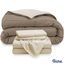 Twin Taupe and Sand Reversible Microfiber Bed-in-a-Bag Set