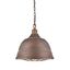 Bartlett Rustic Copper Patina 16.5" Industrial Pendant Light